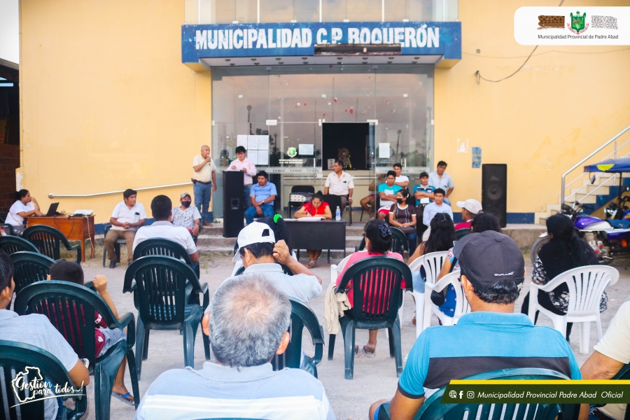 ALCALDESA (E) SE REUNIÓ CON REPRESENTANTES DE LA MUNICIPALIDAD DE BOQUERÓN Y POBLADORES