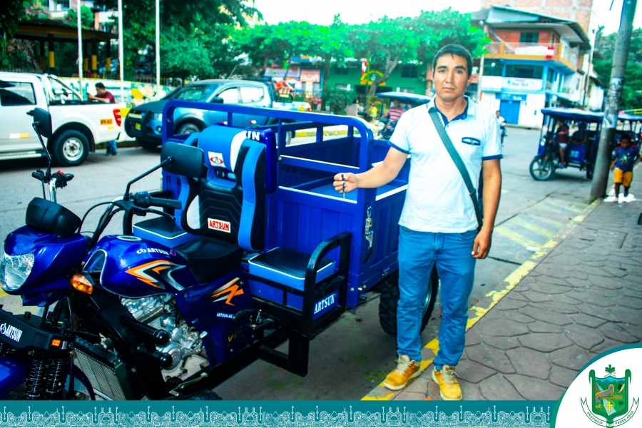 LA SUB GERENCIA DE AGUA Y SANEAMIENTO ADQUIERE UNA MOTO FURGÓN PARA FACILITAR EL TRABAJO DE SERVICIOS DE AGUA Y DESAGUE