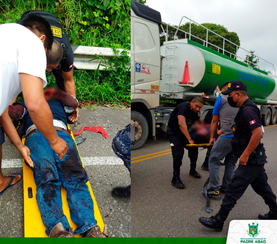 PATRULLAJE INTEGRADO AUXILIO A CIUDADANO QUE SUFRIO ACCIDENTE