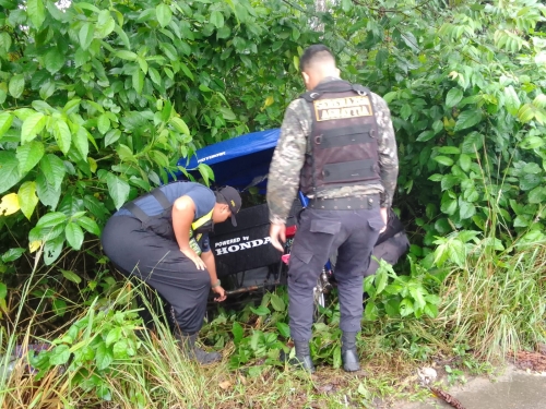 PERSONAL DE SERENAZGO ENCUENTRA MOTOKAR ABANDONA EN LA JJ.VV. MIRAFLORES