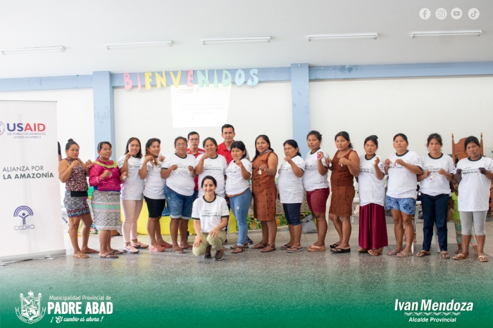 MPPA, CITEC PESQUERO, Y ALIANZA POR LA AMAZONÍA CAPACITAN A ARTESANAS DE CC.NN. DE PADRE ABAD