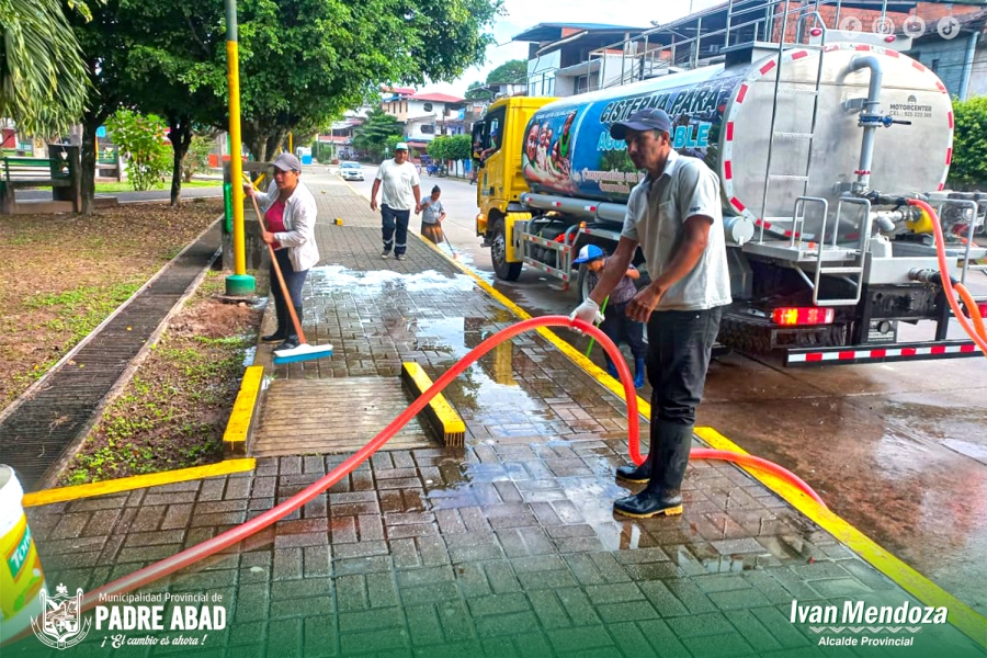 ACTUAL GESTION MUNICIPAL BUSCA HACER DE PADRE ABAD UNA CIUDAD LIMPIA Y SALUDABLE