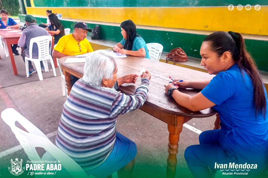 MPPA Y RIS 4 REALIZAN CAMPAÑA INTEGRAL DE SALUD A FAVOR DE LOS ADULTOS MAYORES