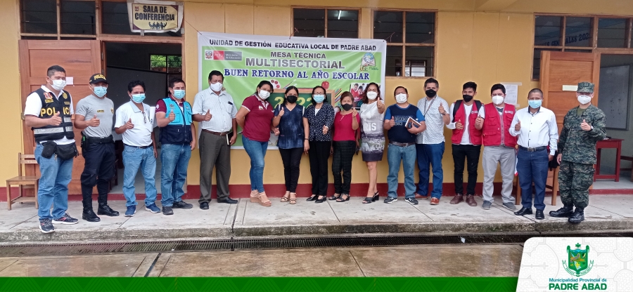 MUNICIPALIDAD PARTICIPA DE LA MESA TECNICA MULTISECTORIAL PARA COORDINACION DE ACCIONES EN EL BUEN RETORNO DEL AÑO ESCOLAR 2022