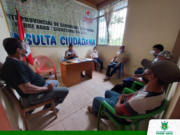 REUNION DE COORDINACION CON REPRESENTANTES DE LA RONDAS CAMPESINAS DE LA PROVINCIA DE PADRE ABAD