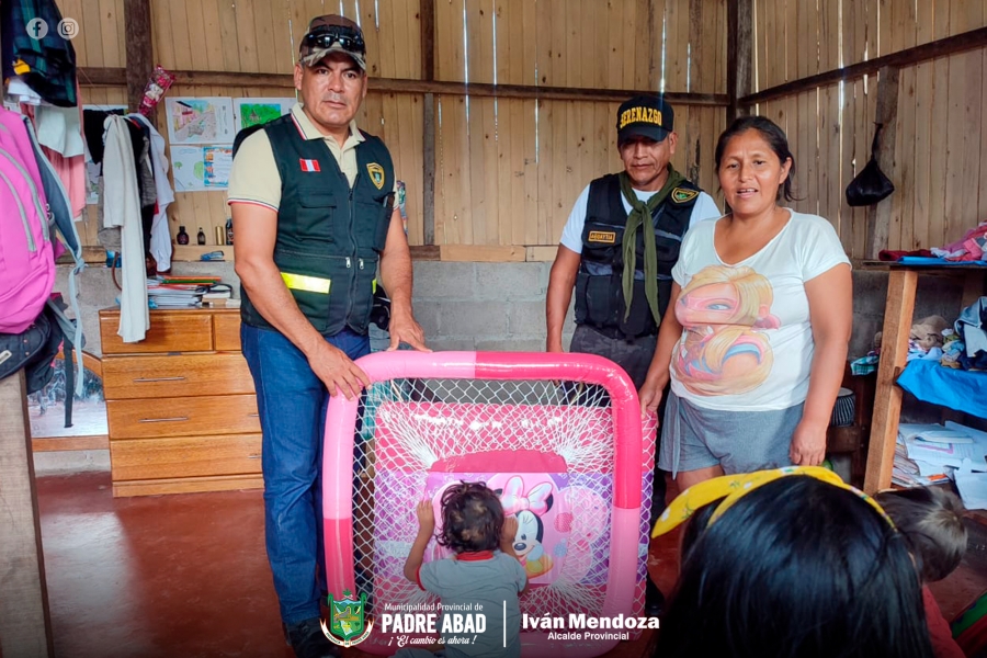 MUNICIPALIDAD BRINDA APOYO SOCIAL A MADRE DE FAMILIA DE 5 MENORES HIJOS