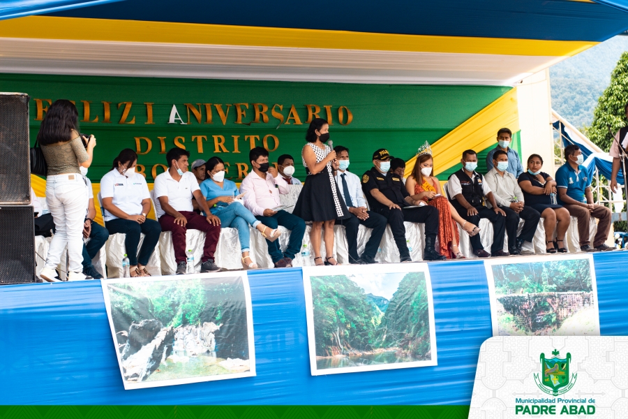 DISTRITO DE BOQUERÓN CELEBRO SU I ANIVERSARIO