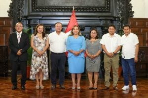 ALCALDE SOSTUVO REUNIÓN CON PRESIDENTA DE LA REPÚBLICA DINA BOLUARTE