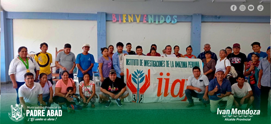 MUNICIPALIDAD PROVINCIAL EN COORDINACIÓN CON EL IIAP CAPACITARON A PISCICULTORES DE PADRE ABAD