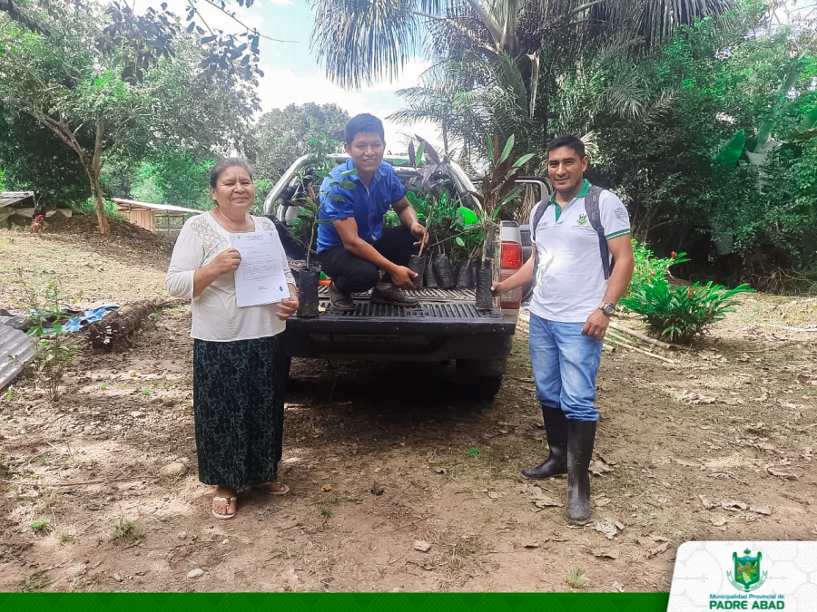 MUNICIPALIDAD PROVINCIAL ENTREGÓ 100 PLANTONES A ALBERGUE CORAZÓN DE JESUS