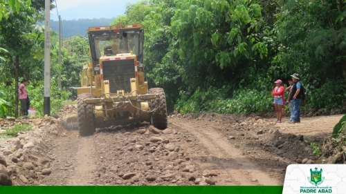 MPPA A TRAVÉS DE MAQUINARIAS REALIZA TRABAJOS DE MANTENIMIENTO DE CALLES EN BOQUERON