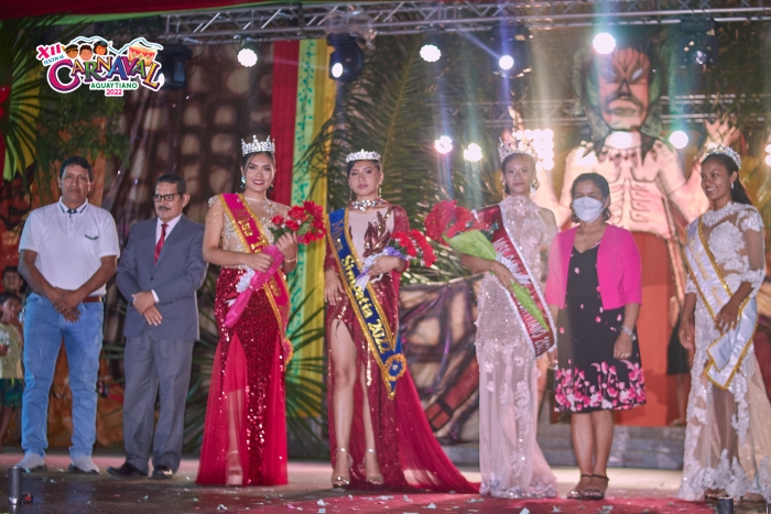 JENNYFER ESCOBAR FUE ELEGIDA MISS CARNAVAL AGUAYTÍA 2022.