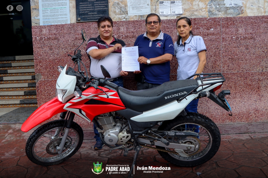 MPPA ENTREGA MOTOCICLETA A FIN DE MEJORAR ACCESO Y EFICIENCIA EN LA ADMINISTRACIÓN DE JUSTICIA