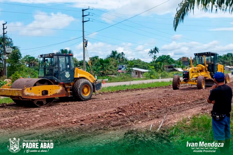 MUNICIPALIDAD DE PADRE ABAD INICIARÁ MEJORAMIENTO DE CALLES EN 18 JUNTAS VECINALES