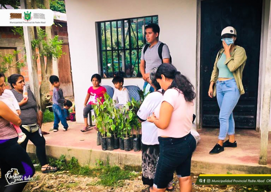 MUNICIPALIDAD ENTREGÓ PLANTACIONES ORNAMENTALES Y COMPOST ORGANICO A VECINOS DE AGUAYTÍA