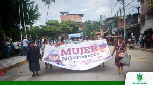 MUNICIPALIDAD REALIZÓ PASACALLE POR EL DIA INTERNACIONAL DE LA MUJER