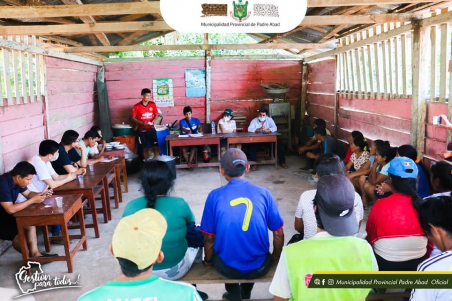 LIDERESA PROVINCIAL VISITA EL CASERÍO NUEVA UNIÓN, PADRE ABAD