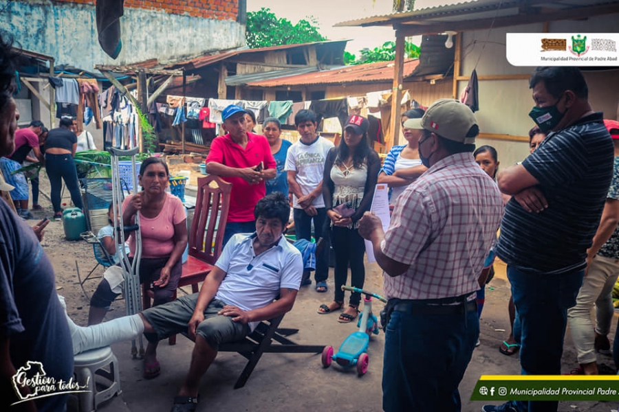 MUNICIPALIDAD DE PADRE ABAD REALIZO RADIOTON A FAVOR DE LA FAMILIA ALCANTARA SOLIS.