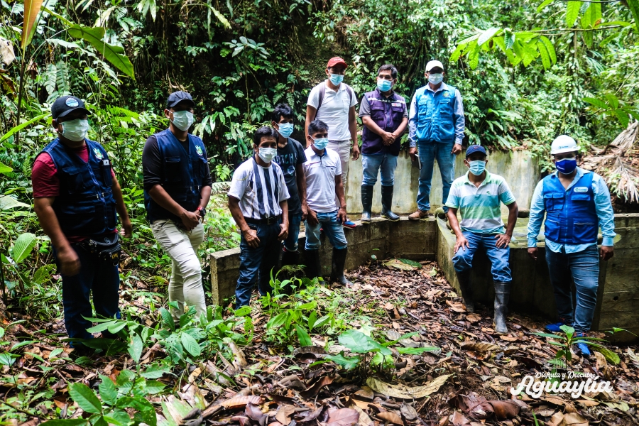 SUNASS SUPERVISA SISTEMA DE AGUA POTABLE EN EL CASERIO SHAMBILLO